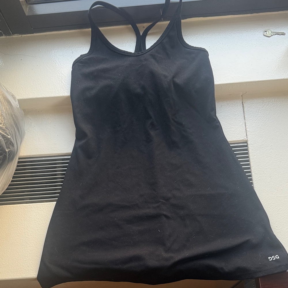 DSG Sleek Black Workout Tank